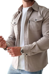 Men’s Casual Button-Up Shirt Long Sleeve Autumn Fit
