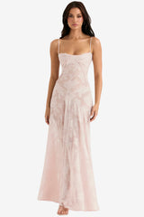 Women’s Backless Maxi Dress Spaghetti Strap Summer Fit
