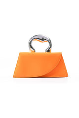 Women’s Trapezoid Tote Bag with Metal Handle