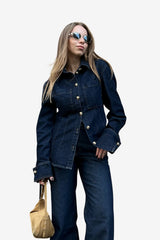 Women’s Flared Jeans and Denim Shirt Co-Ord Set