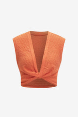 Women's Crochet V-Neck Mini Dress
