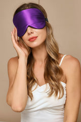 Women's Silk Sleep Eye Mask with Elastic Band