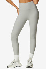 Women’s High Waist Ribbed Gym Leggings Full Length
