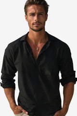 Men's Long Sleeve Classic Shirt Modern Fit All Seasons