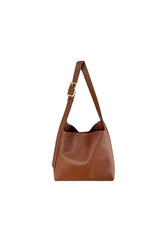 Women's Leather Handbag with Adjustable Strap
