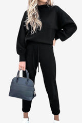 Women’s Co-ord Tracksuit Set with Relaxed Fit and Cuffed Legs