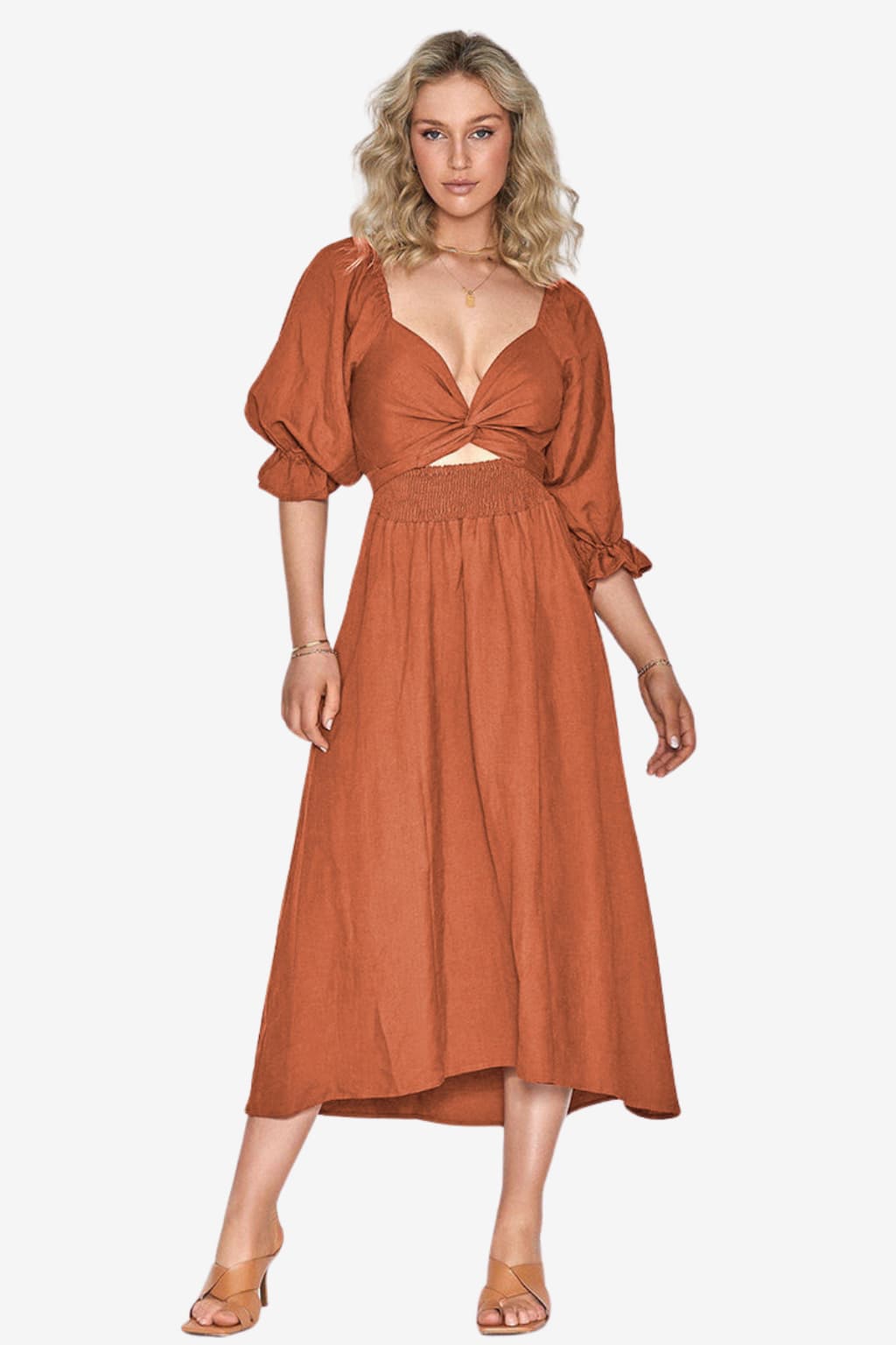 Women’s Short Sleeve Summer Dress with Cropped Fit