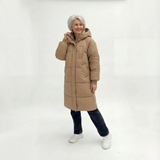 Lara – Classic Hooded Long Puffer Jacket