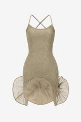 Women's Sleeveless Ruched Bodycon Mini Dress Slim Fit