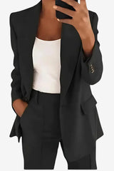Women's Tailored Blazer &amp; Trousers Suit Set