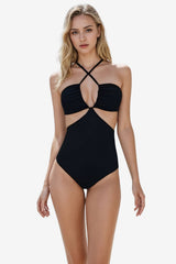 Women’s Criss Cross Bandeau Swimsuit One Piece