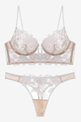Women’s Lace Lingerie Set 2-Piece Bra and Briefs
