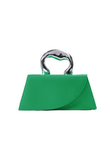 Women’s Trapezoid Tote Bag with Metal Handle