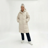 Lara – Classic Hooded Long Puffer Jacket
