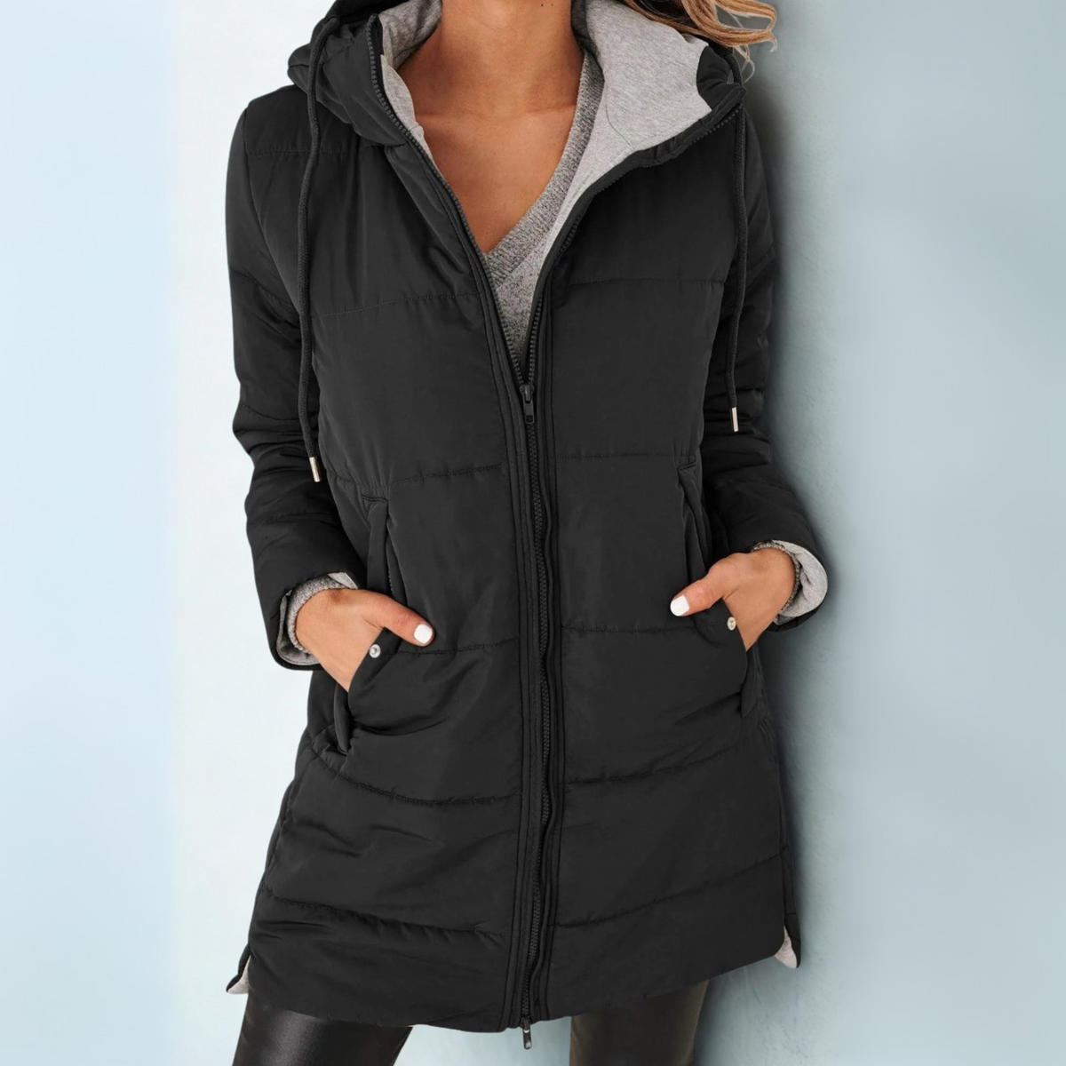 Eula – Casual Hooded Puffer Down Jacket