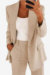 Women's Tailored Blazer &amp; Trousers Suit Set