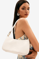 Women’s Mini Shoulder Bag with Zipper and Strap