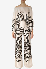 Women’s Off Shoulder Top &amp; Wide Leg Trousers Set