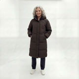 Lara – Classic Hooded Long Puffer Jacket