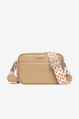 Women's Leather Crossbody Bag Adjustable Strap Pebbled Texture