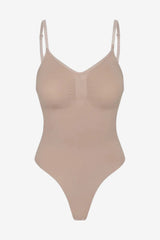 Women’s Seamless Shapewear Bodysuit with Adjustable Straps