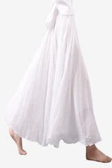 Women’s Flowy Maxi Skirt High Waist Summer Style