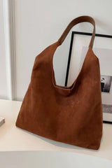 Women's Suede Hobo Shoulder Bag