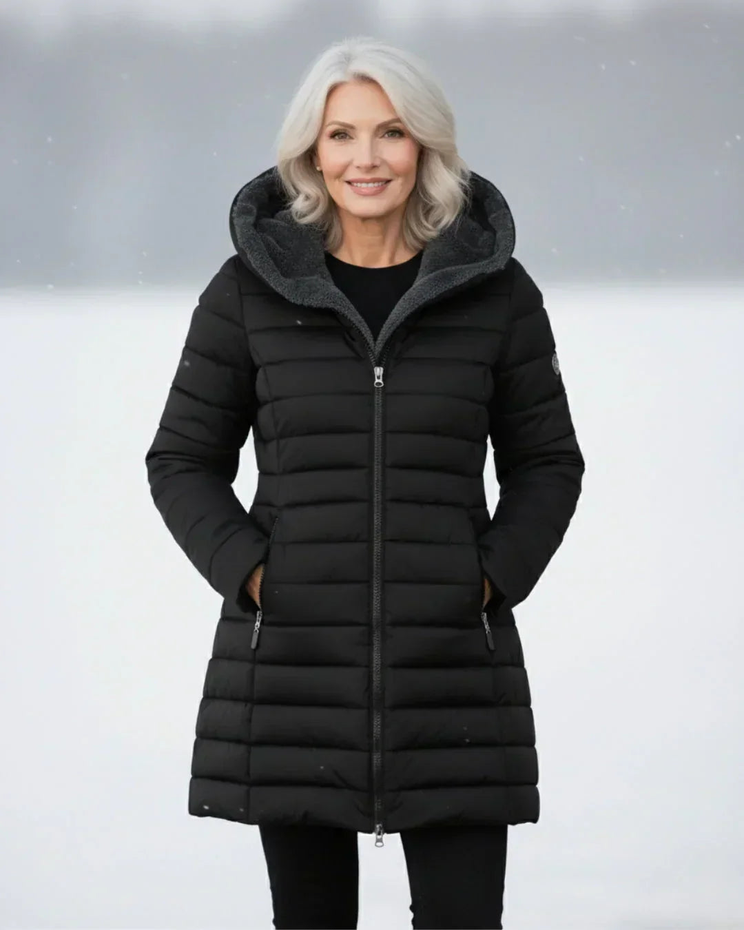 Nicole – Warm Hooded Winter Jacket