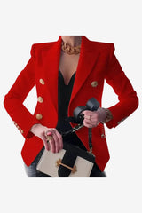 Women's Double-Breasted Blazer Tailored Fit