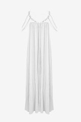 Women's Sleeveless Maxi Dress with Braided Straps