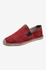 Men's Lightweight Canvas Slip - On Espadrilles Beige