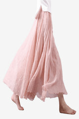 Women’s Flowy Maxi Skirt High Waist Summer Style