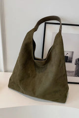 Women's Suede Hobo Shoulder Bag