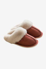 Women's Plush Faux Fur Slippers Soft Suede - Like Indoor Cozy