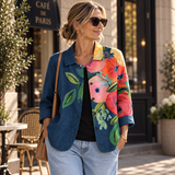 Adrienne | Painterly Floral Blouse