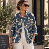 Annelise | Floral Open-Front Blouse