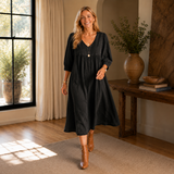 Aurora | Denim Midi Dress