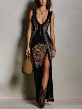 Ava | Bohemian Printed Dress