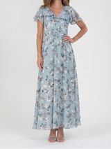 Ismeria | Floral Chiffon Maxi Dress