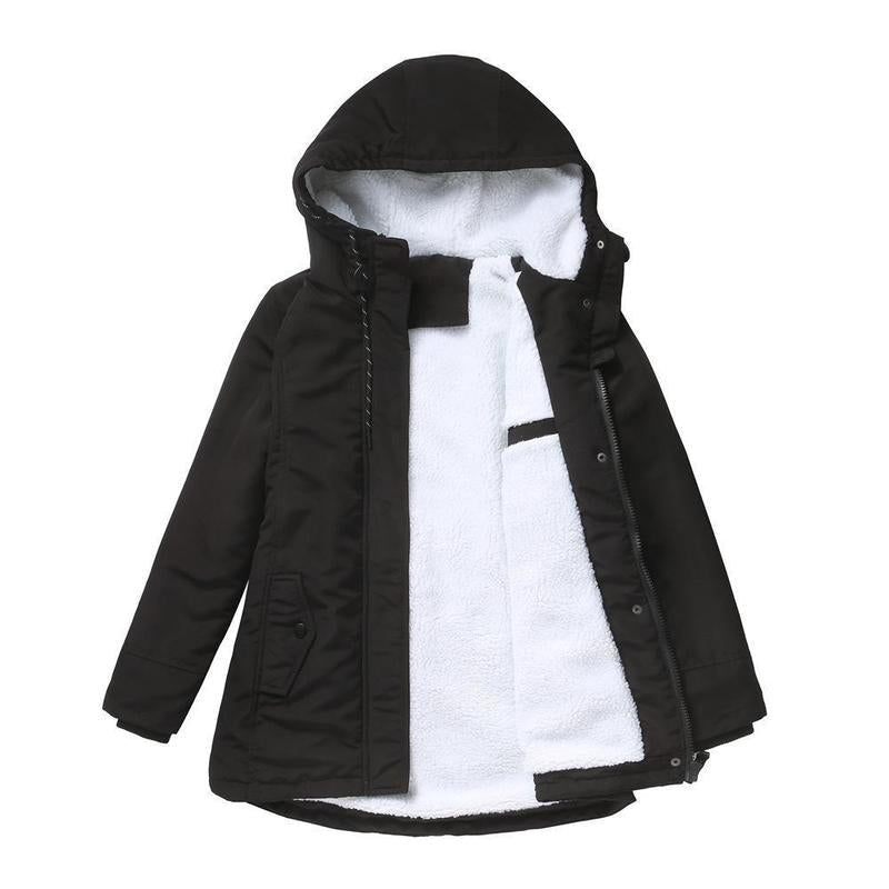 Elera – Cozy Quilted Winter Coat with Hood