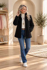 Vanessa™ | Cozy Sherpa Full Zip Fleece Jacket